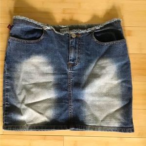 Denim Mini Skirt